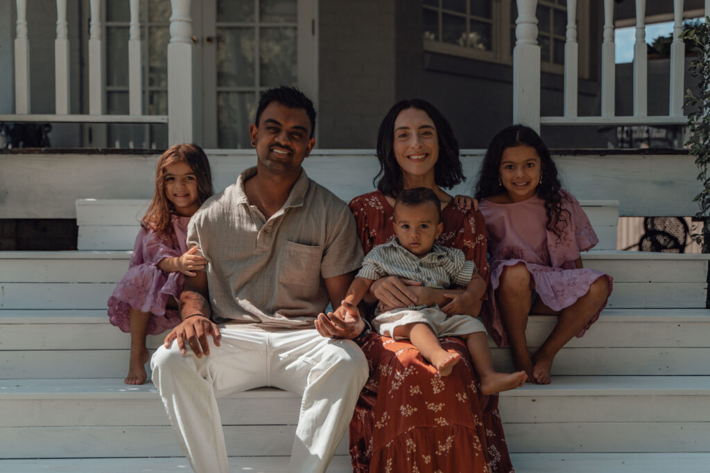 Mum, dad and children