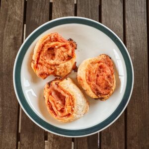 Super simple pizza scrolls for kids