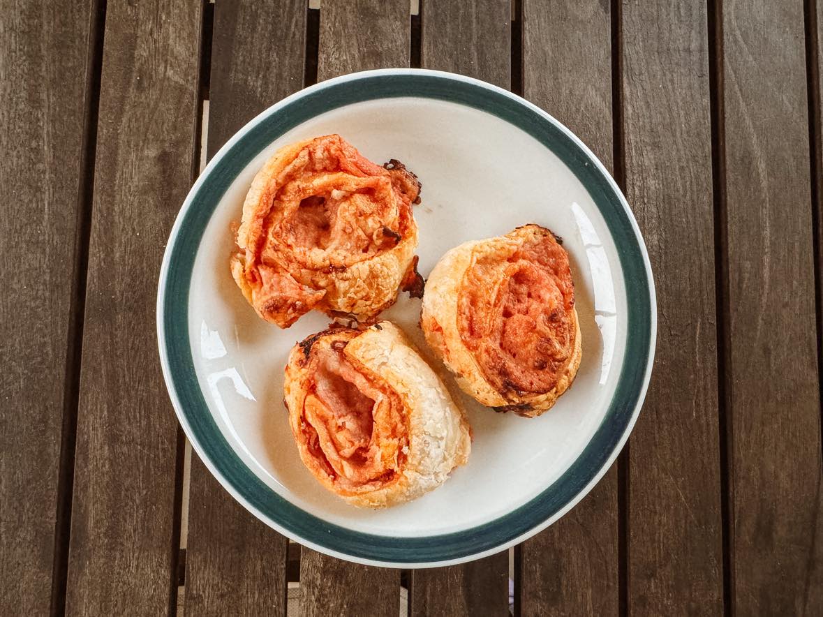 Super simple pizza scrolls for kids