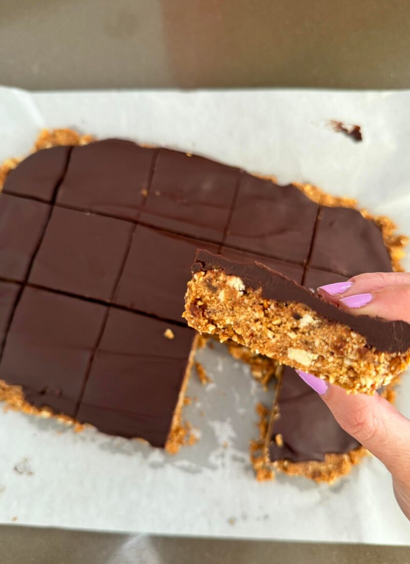 Irresistible Chocolate Nut Bars