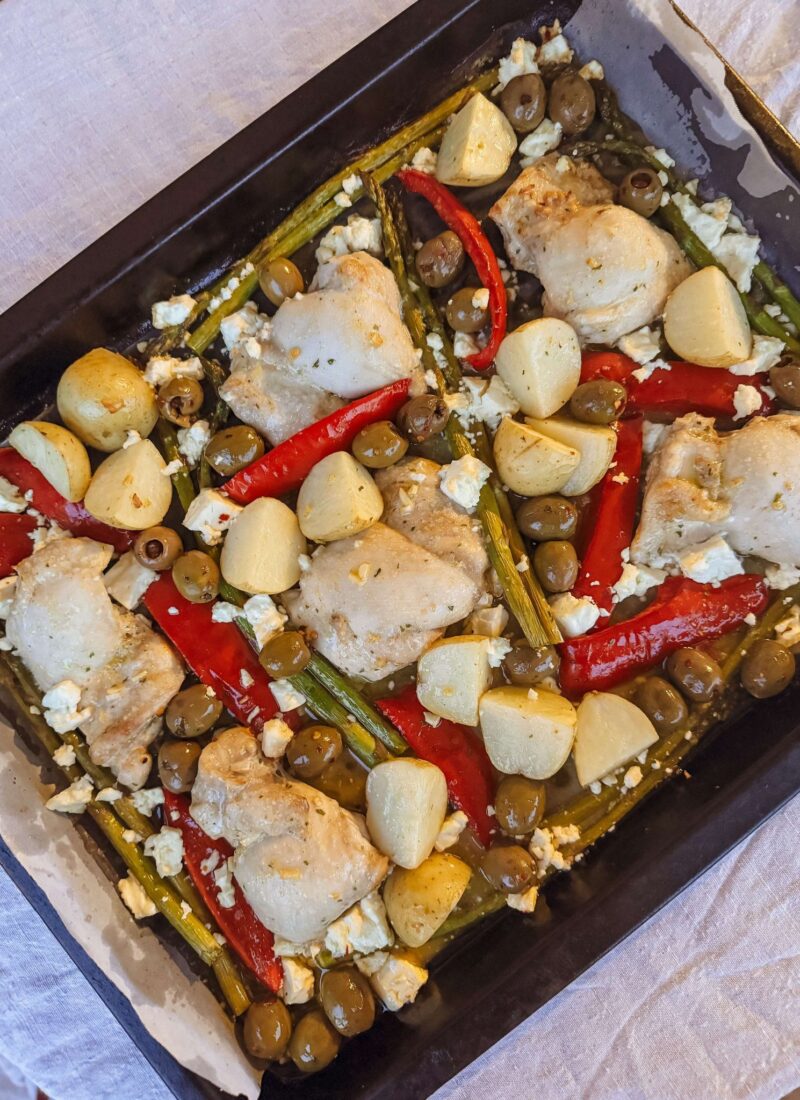 Mediterranean Chicken Tray Bake