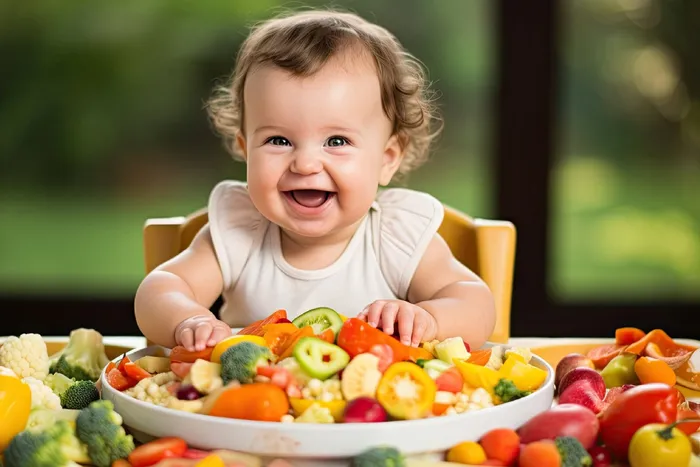 How to naturally treat constipation in babies: baby eating foods