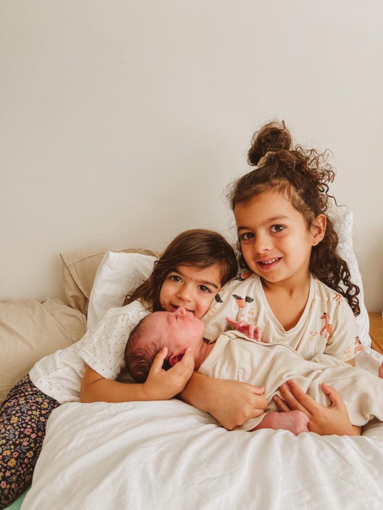 The birth story of my third baby: my three children