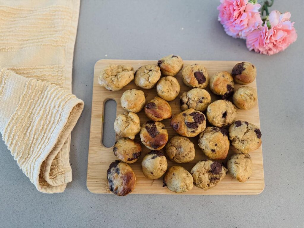 Banana buckwheat muffins with cream cheese frosting